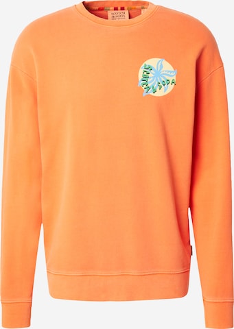 SCOTCH & SODA Sweatshirt i orange: forside