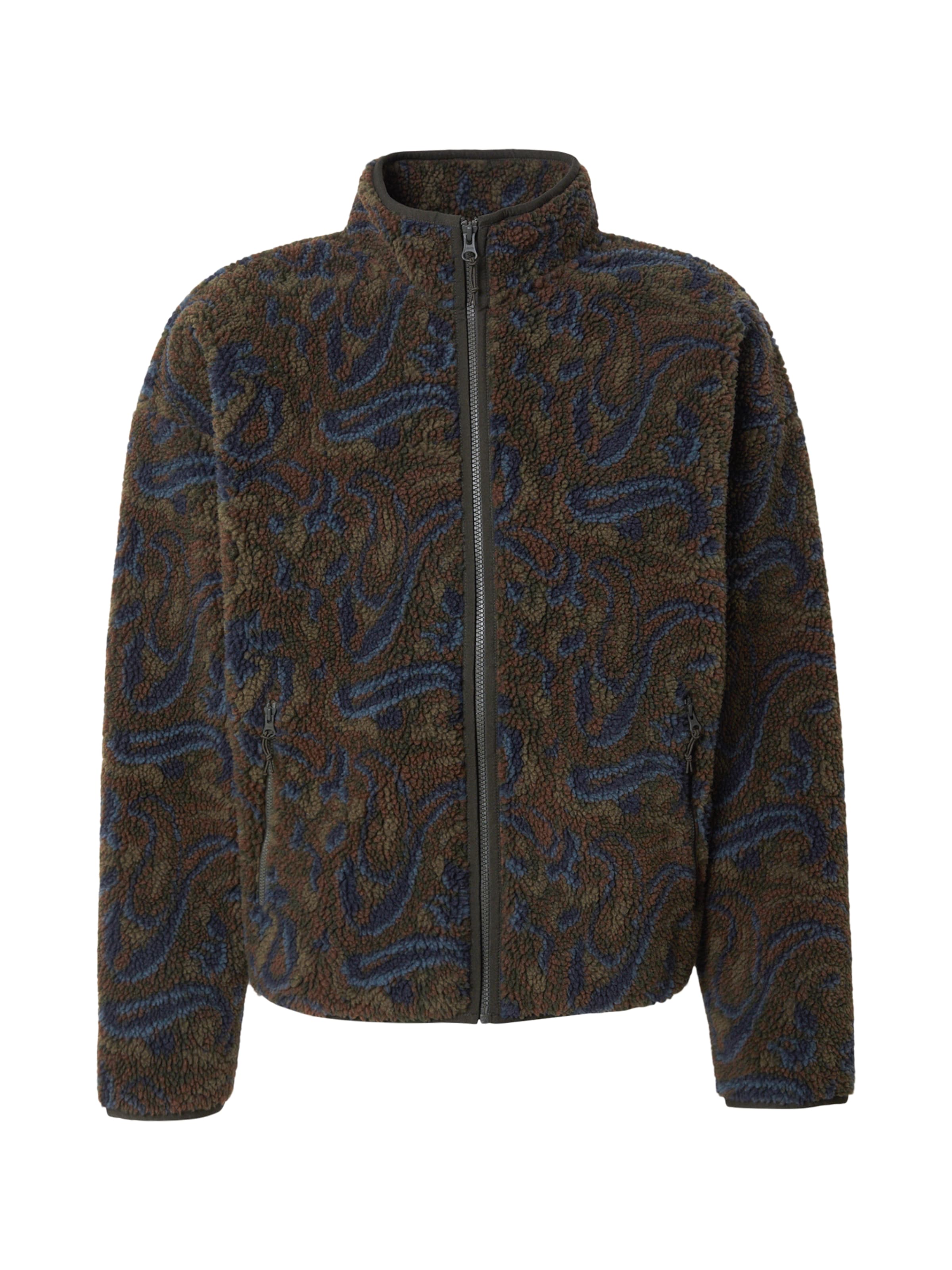 LEVI'S ® Fleece jacket 'Nolan' in Green: front