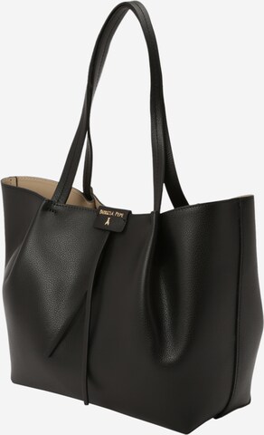 PATRIZIA PEPE - Shopper 'New Cuoio' em preto: frente