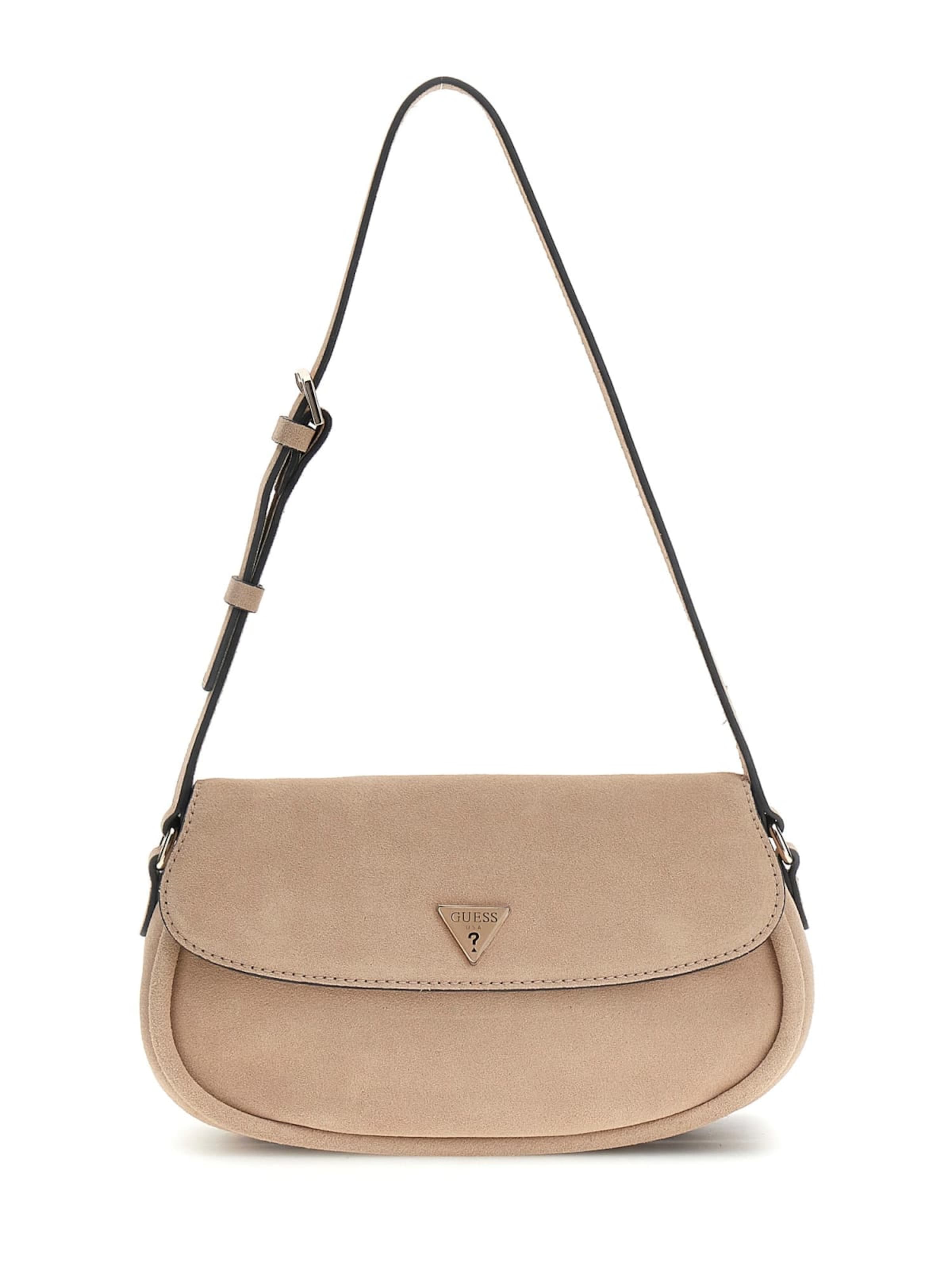 Sac à bandoulière GUESS en marron : devant