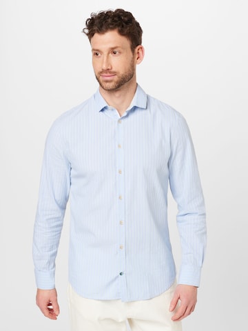 COLOURS & SONS Klasický střih Košile – modrá: přední strana