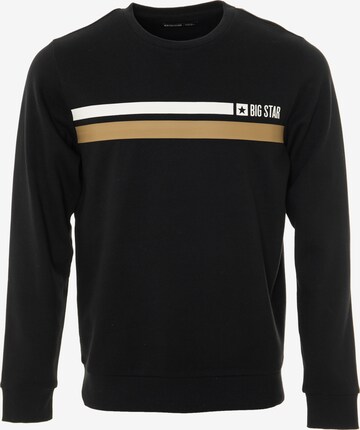 BIG STAR Sweatshirt 'Bator' in Black: front