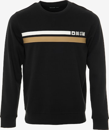 BIG STAR Sweatshirt 'Bator' in Schwarz: predná strana