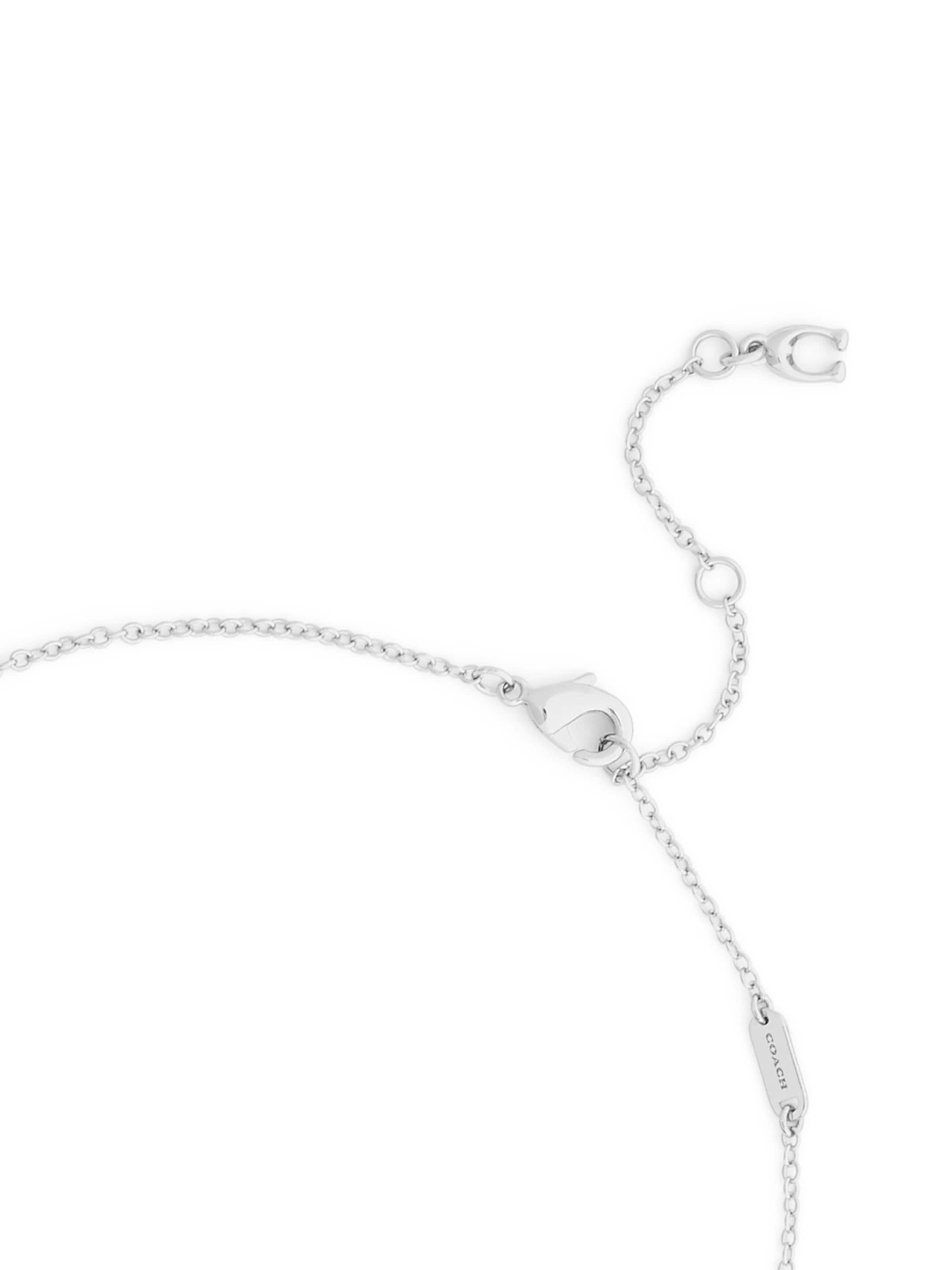 Collana di COACH in bianco