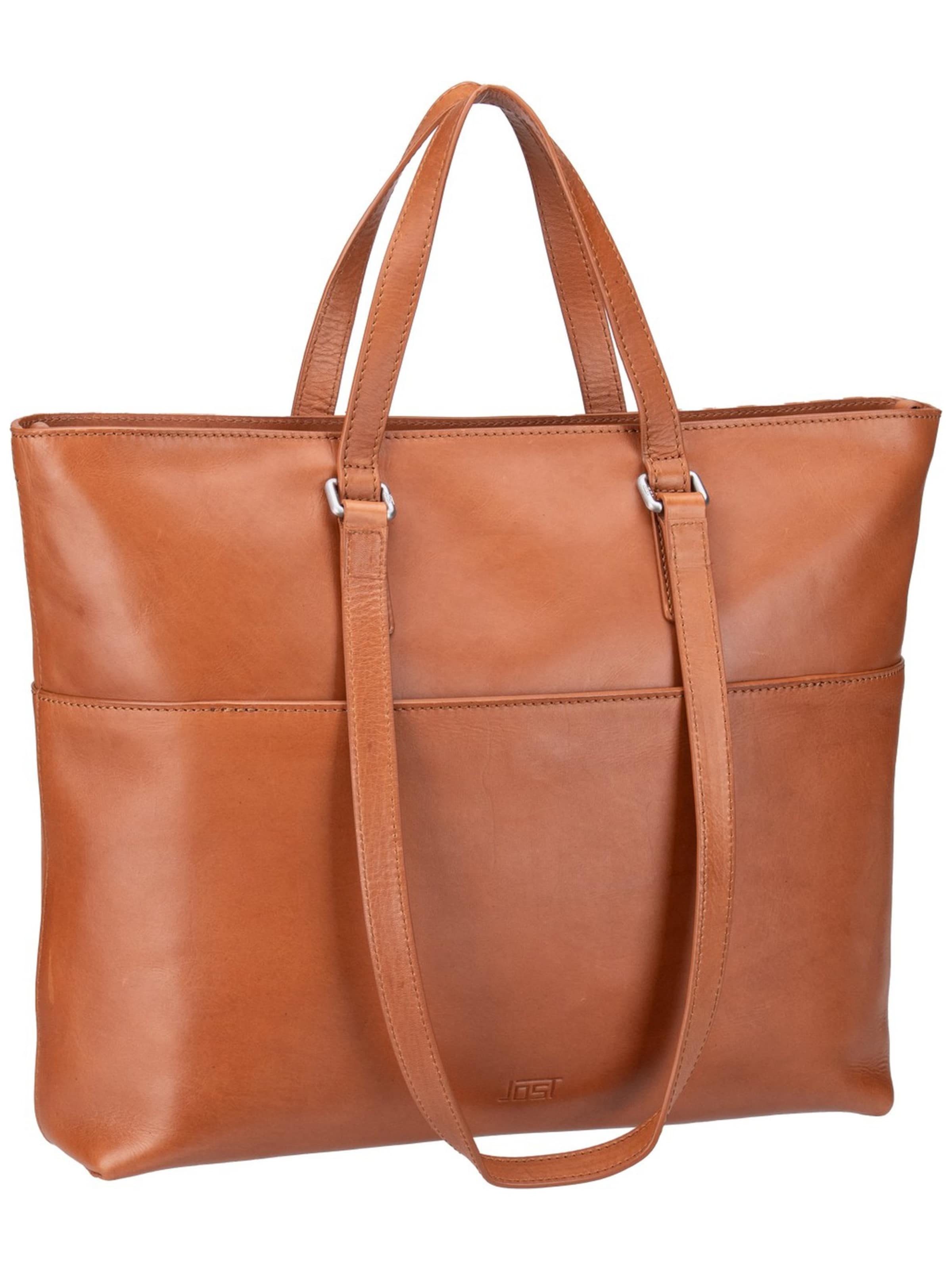 JOST Document Bag ' Rana ' in Brown: front