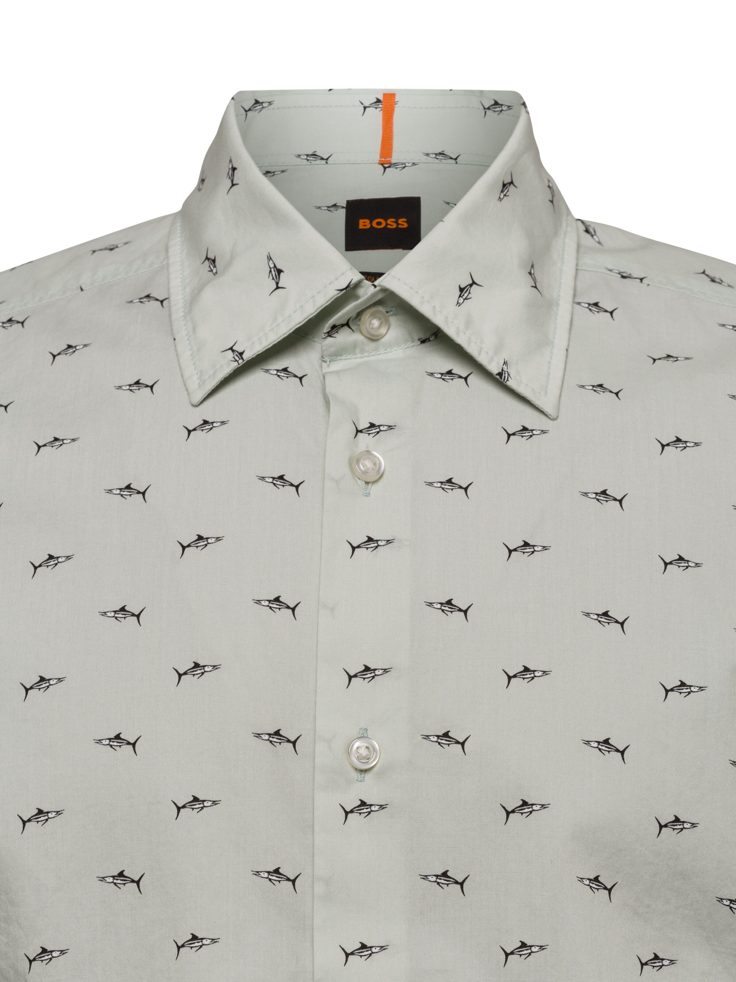 BOSS Regular Fit Hemd in Grün