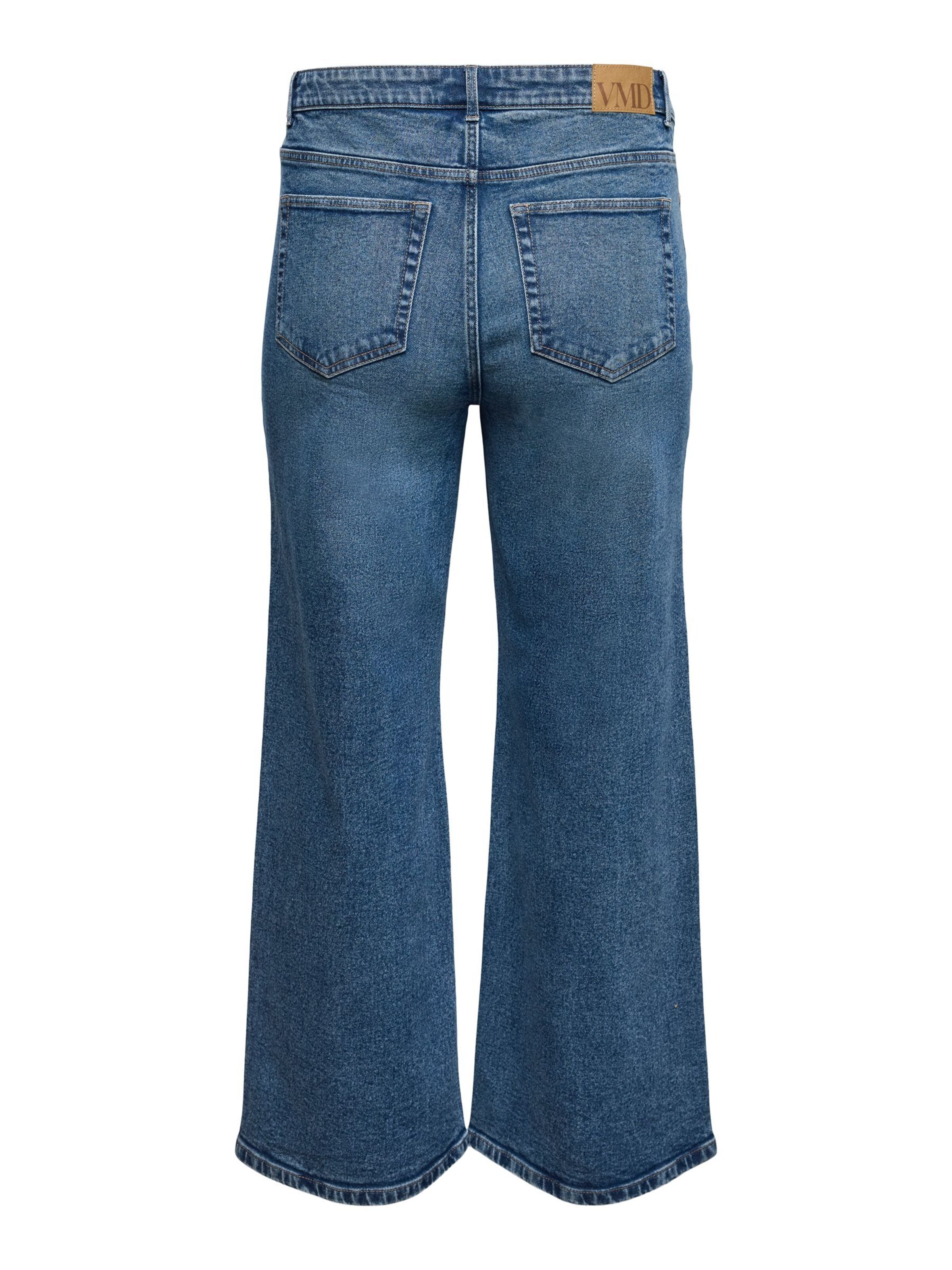 Vero Moda Curve Regular Jeans in Blauw
