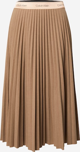 Fustă Calvin Klein pe maro deschis, Vizualizare produs