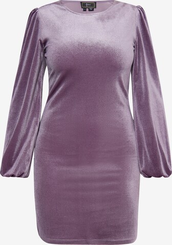 Robe de cocktail 'Nelice' faina en violet : devant