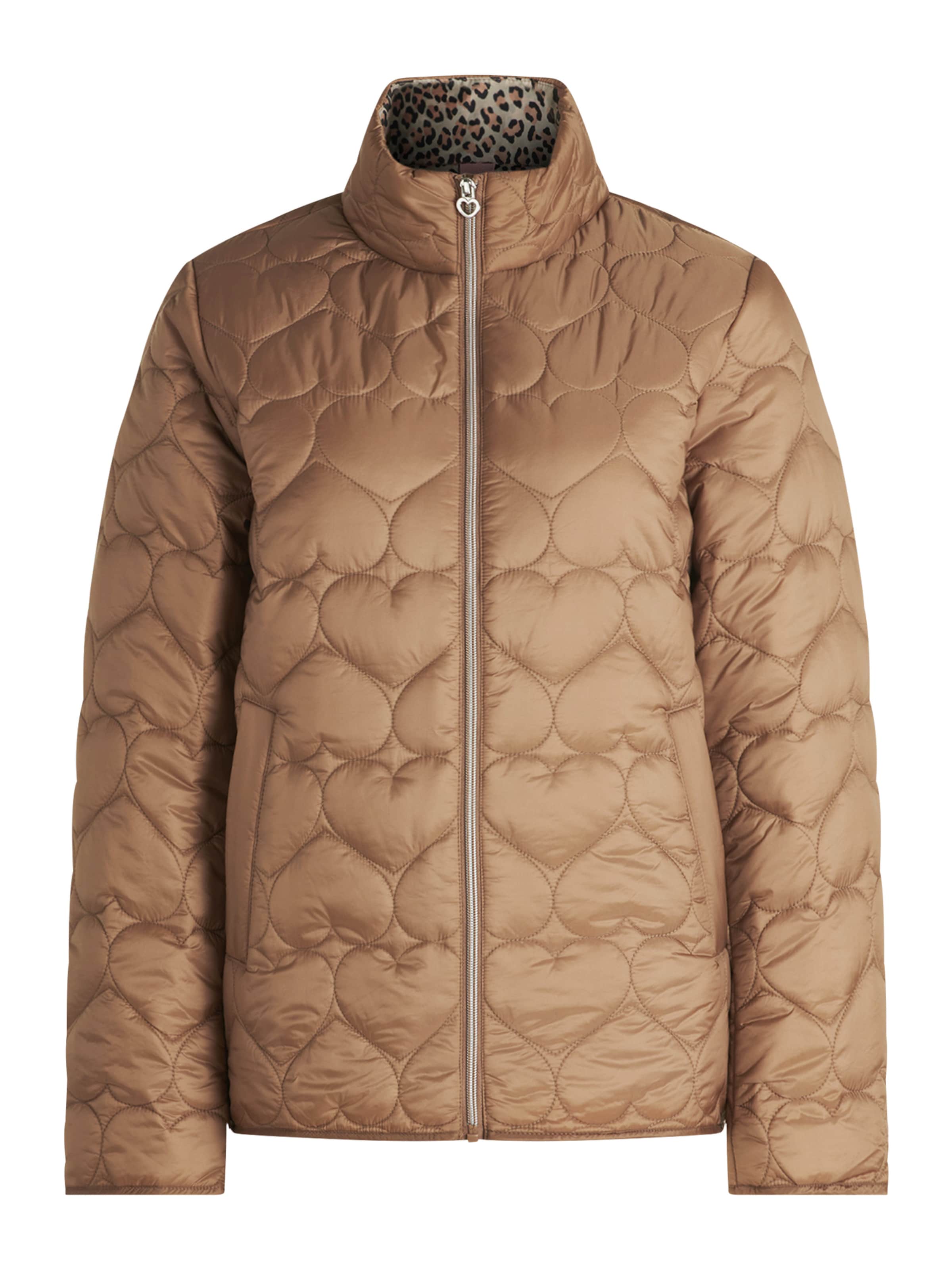 Cartoon Between-Season Jacket in Brown: front