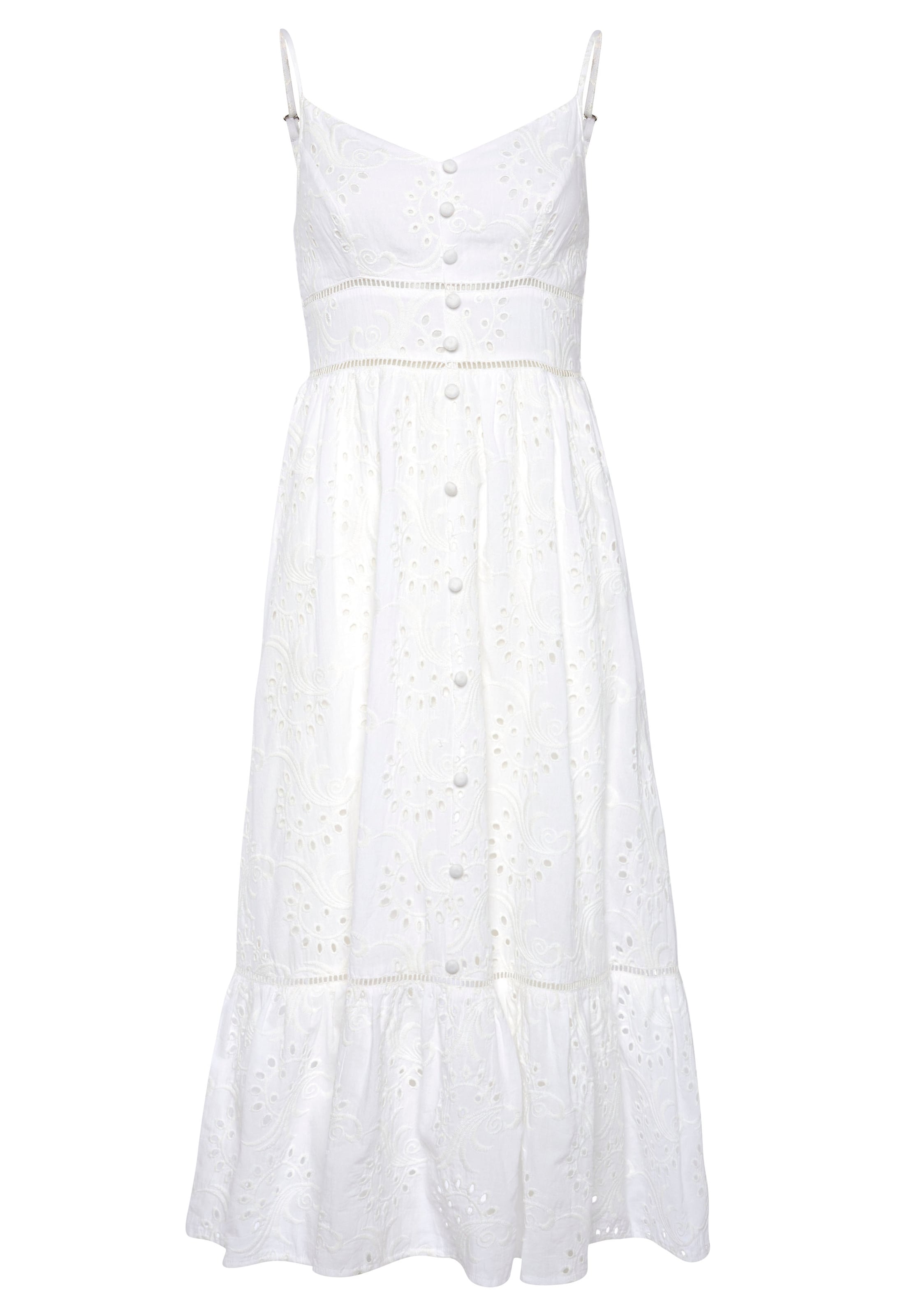 BUFFALO Καλοκαιρινό φόρεμα σε λευκό: μπροστά