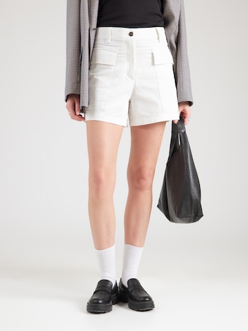 Calvin Klein Jeans Szabványos Nadrág - fehér: elől