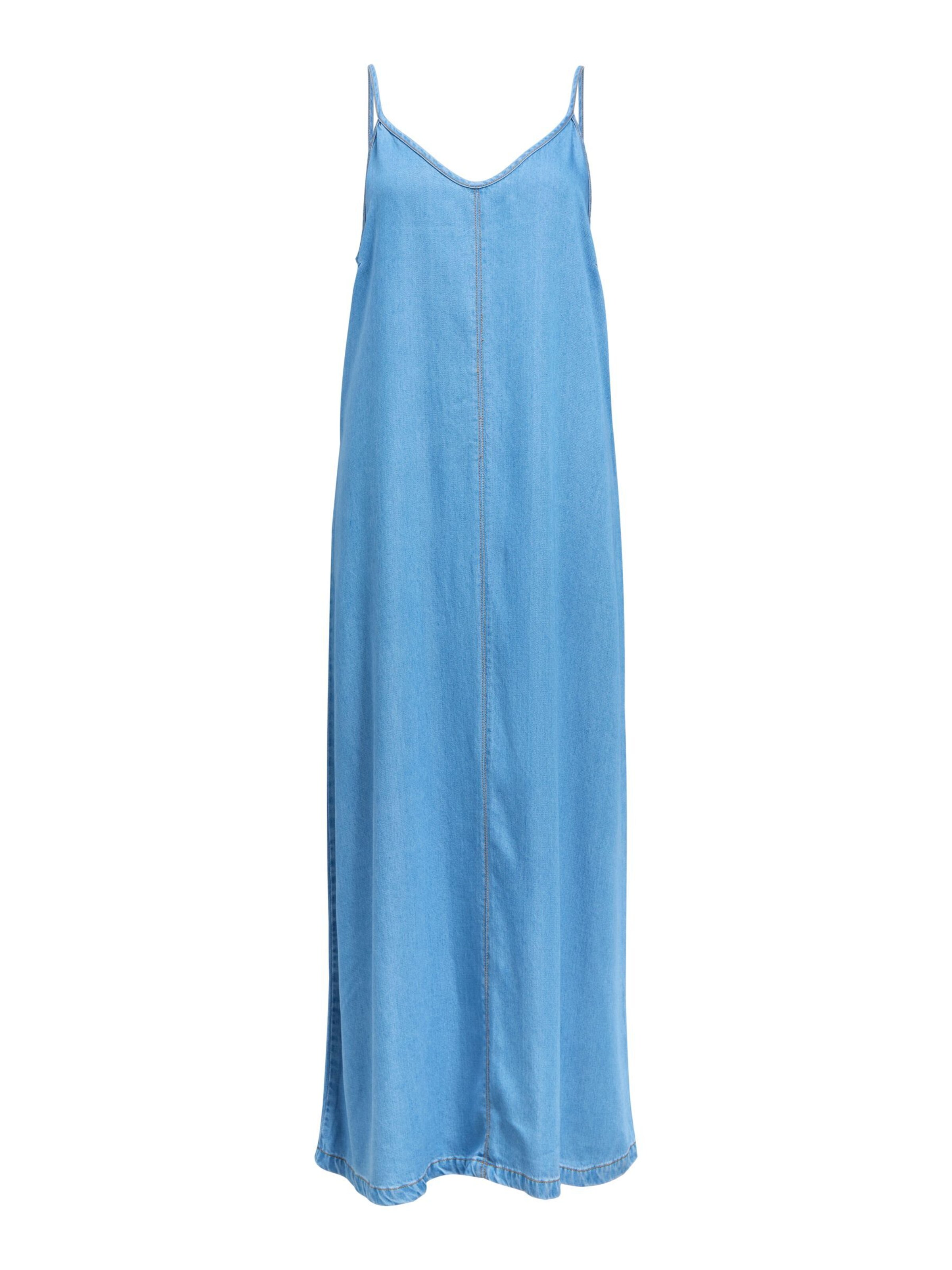 OBJECT Robe d’été 'OBJFrame' en bleu denim, Vue avec produit