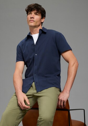 Bruno Banani LM Regular fit Button Up Shirt in Blue