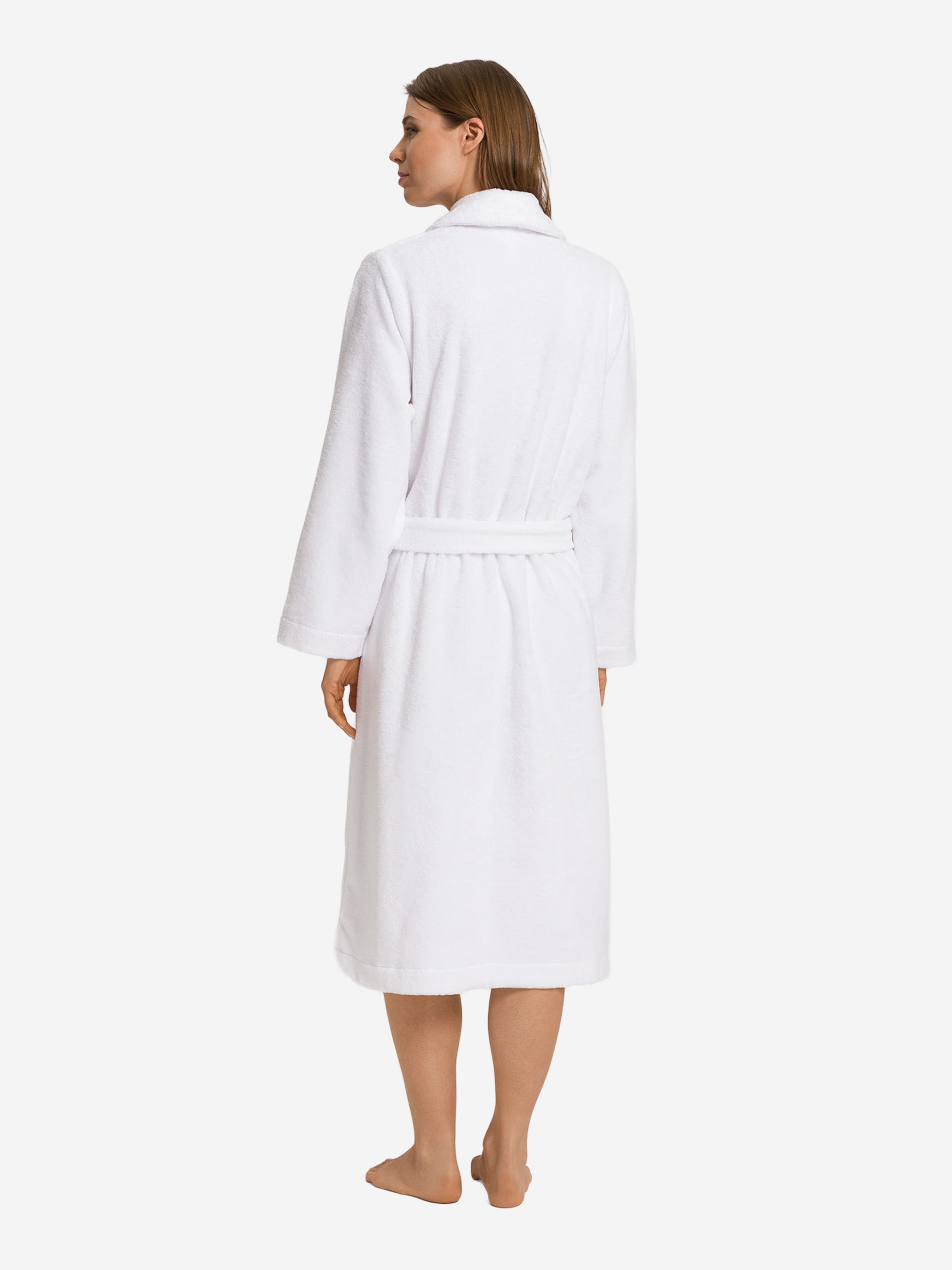 Hanro Bathrobe short ' Robe Selection ' in White