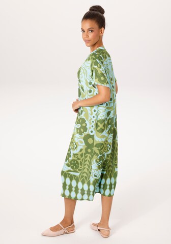 Aniston CASUAL Summer Dress in Green