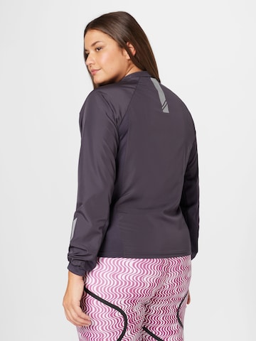Only Play Curvy Athletic Jacket in Grey