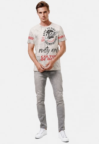 Rusty Neal T-Shirt in Beige