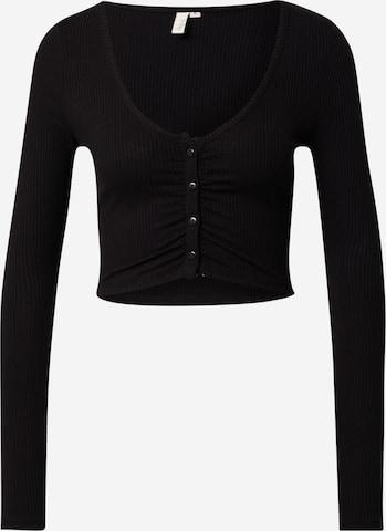 NLY by Nelly Knit cardigan in Black: front