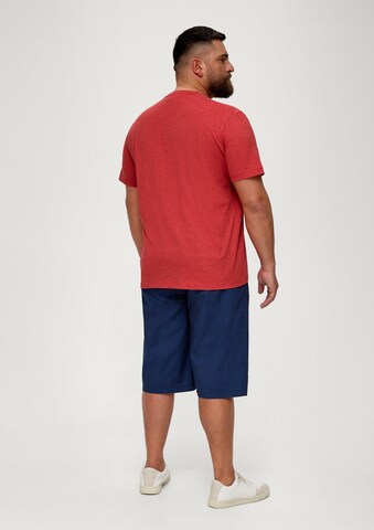 s.Oliver Men Big Sizes T-Shirt in Rot