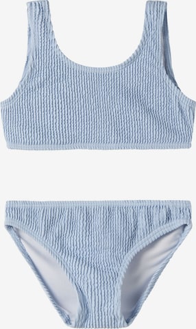 Bustier Bikini 'NKFZiba' NAME IT en bleu : devant