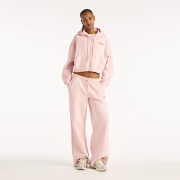 Giacca di felpa 'Trackside Fleece Full Zip' di new balance in rosa