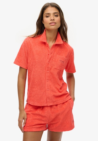 Superdry Blouse 'Country Club' in Oranje: voorkant