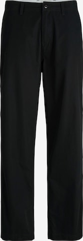 juoda Jack & Jones Plus Plačios klešnės „Chino“ stiliaus kelnės 'JPSTBILL': priekis