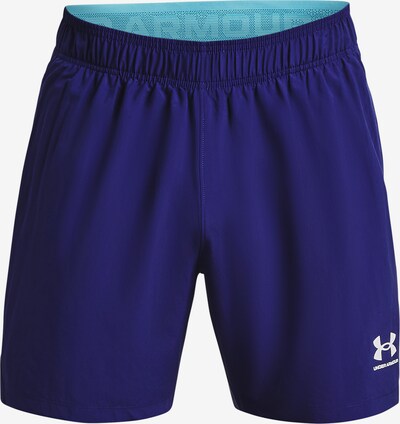 UNDER ARMOUR Workout Pants 'Accelerate' in Indigo / White, Item view