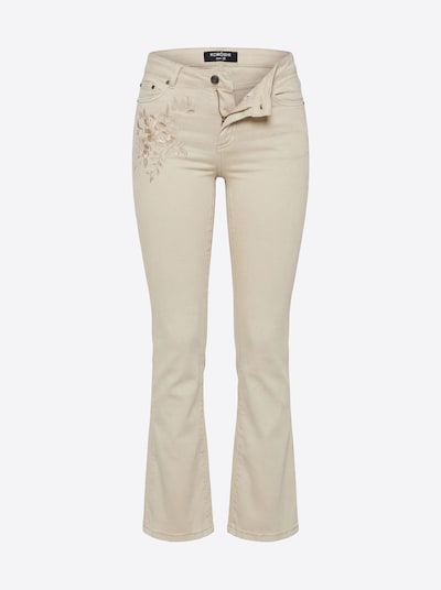 KOROSHI Jeans in de kleur Beige / Brokaat, Productweergave