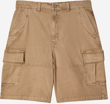 Loosefit Pantaloni cargo di Bershka in beige: frontale