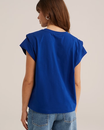 WE Fashion - Camiseta en azul