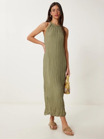Robe 'Midi' Happiness İstanbul en vert : devant