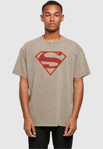 ABSOLUTE CULT T-Shirt 'Supergirl' in Beige: Vorderseite