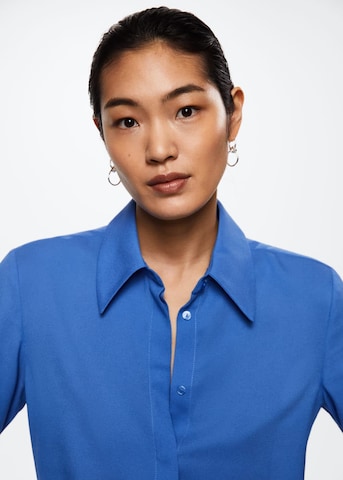 MANGO Bluse 'Treven' in Blau