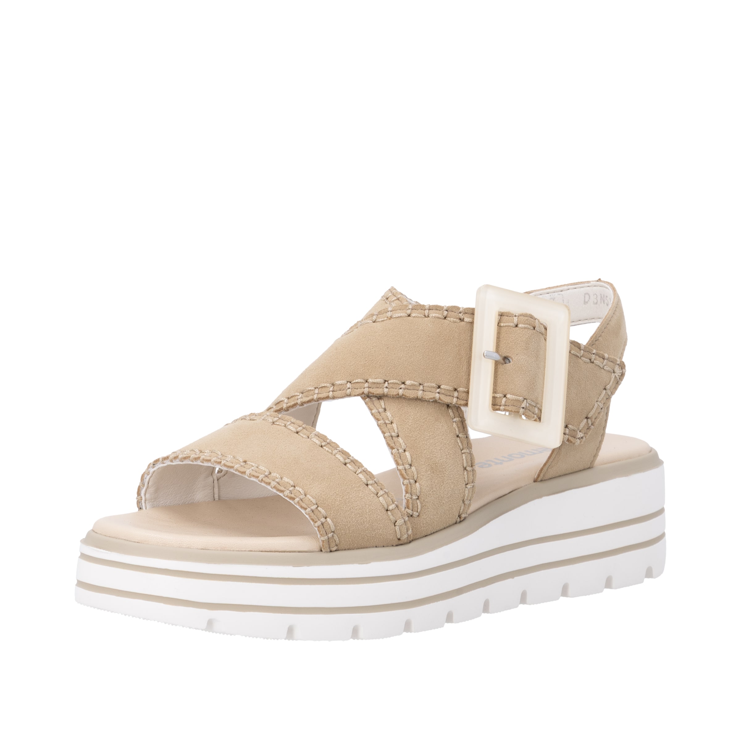 REMONTE Sandale in Beige: Vorderseite
