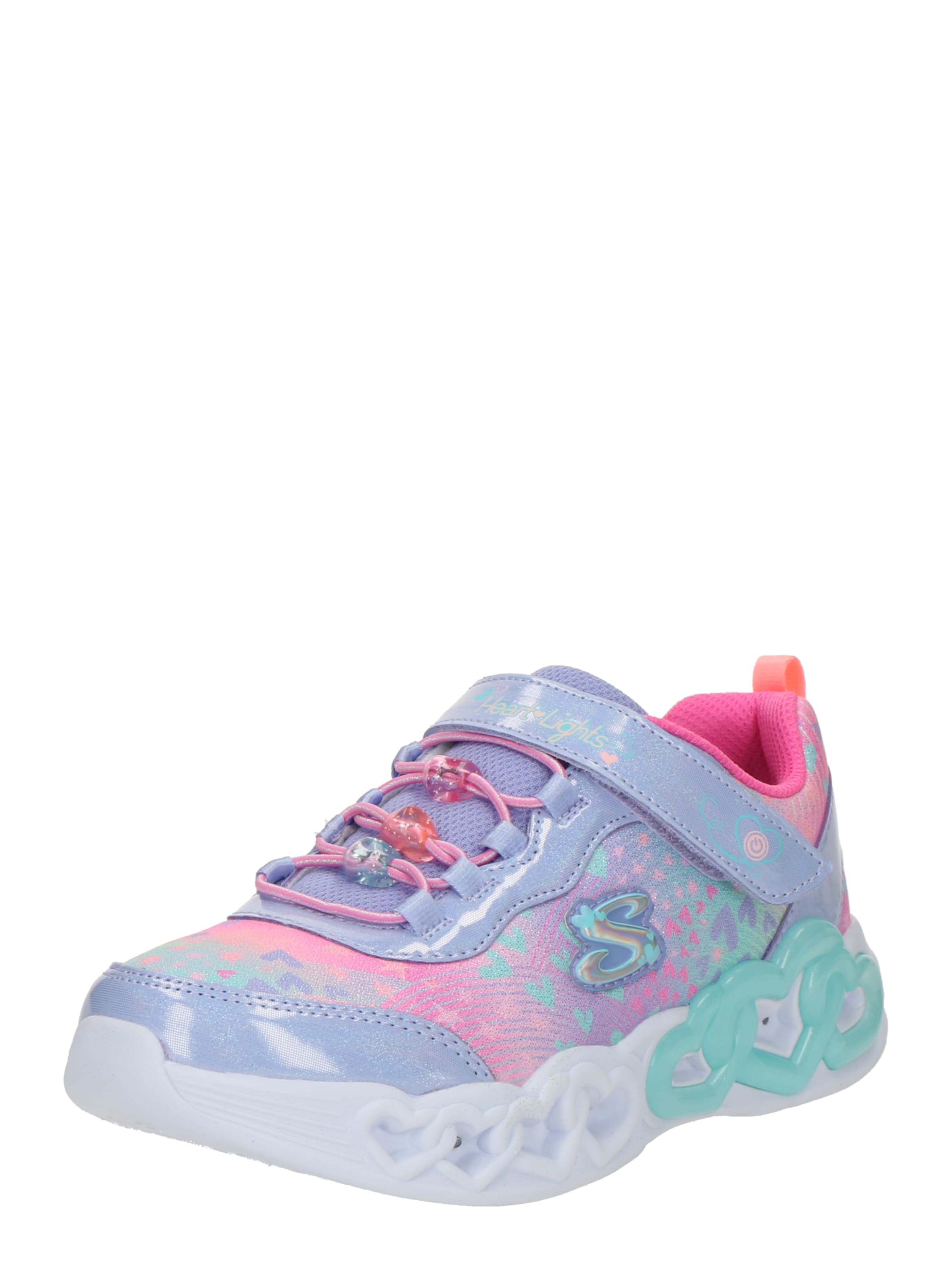 purpurinė SKECHERS Sportbačiai 'Infinite Heart Lights': priekis