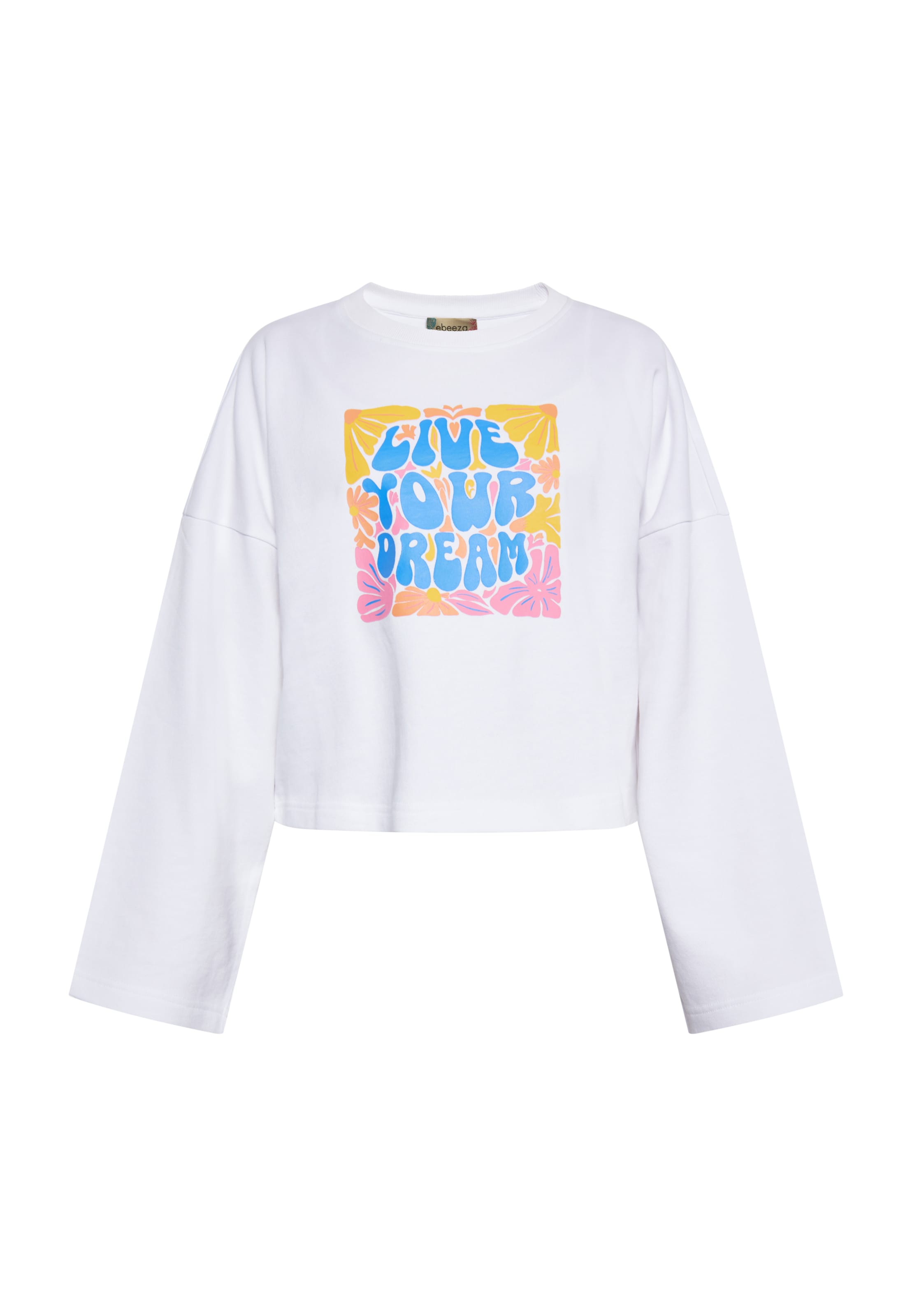 ebeeza - Sweatshirt em branco: frente