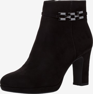 TAMARIS Ankle Boots in Black: front