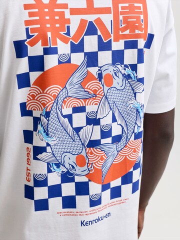 JACK & JONES Футболка 'JORKPOT' в Белый