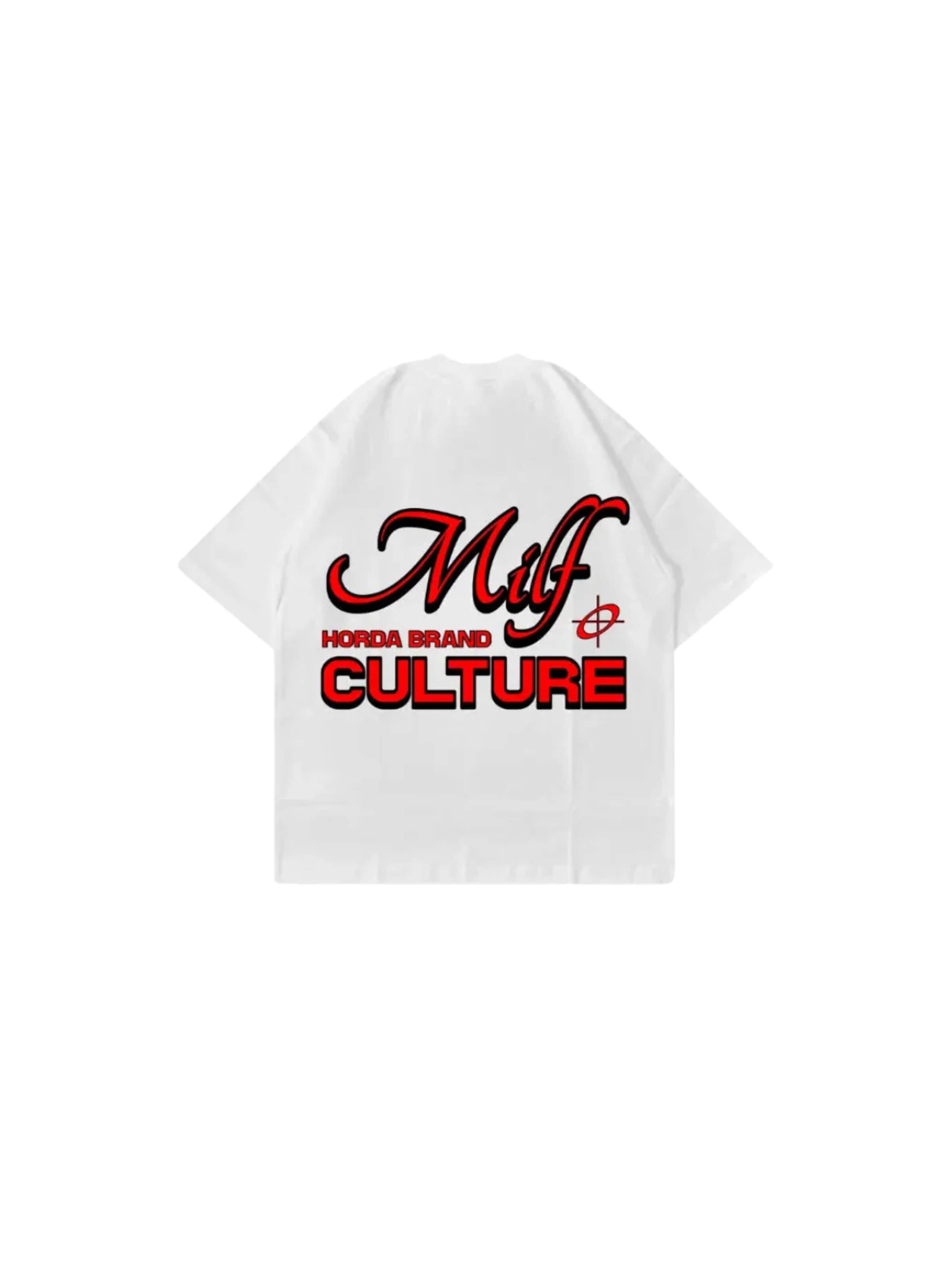 Horda - Camiseta 'T-Shirt Bianca CULTURE 100% Cotone Made in Italy' en blanco