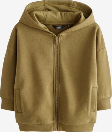 Next Zip-Up Hoodie in Green: front