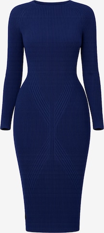 Süel knitwear - Vestido de punto 'Gabi' en azul: frente