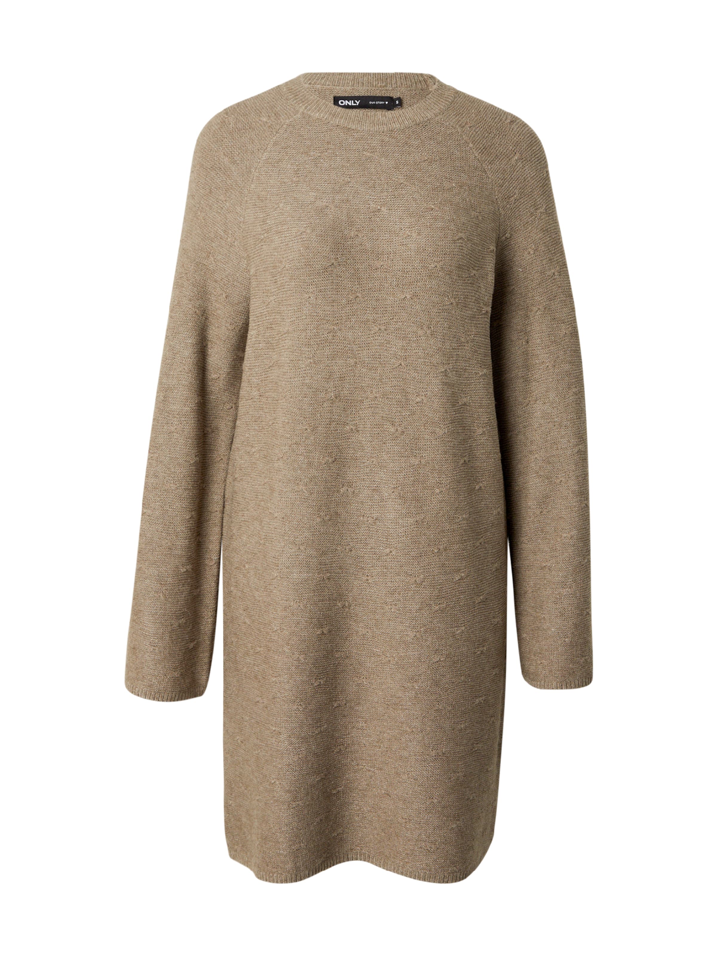 ONLY Knitted dress 'ONLKATIA' in Brown: front