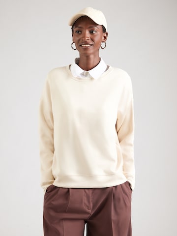 Felpa 'Ima' di MSCH COPENHAGEN in beige: frontale