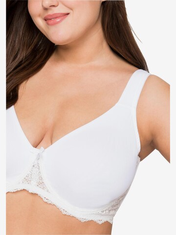 SHEEGO T-shirt Bra in White