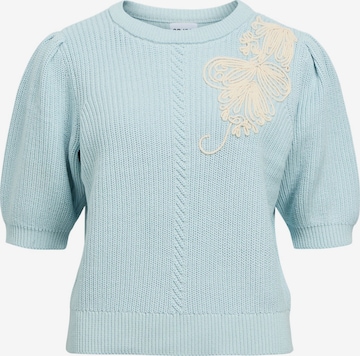 Pull-over OBJECT en bleu : devant