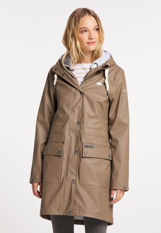 Schmuddelwedda Raincoat in Brown: front