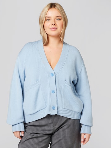 A LOT LESS Knit Cardigan 'Abby' in Blue