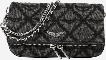 Zadig & VoltairePismo torbica 'ROCK NANO' - siva boja: prednji dio